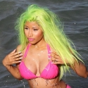 Nicki Minaj in a bathing suit